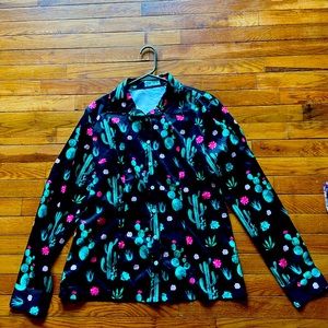 Western button up shirt Cactus